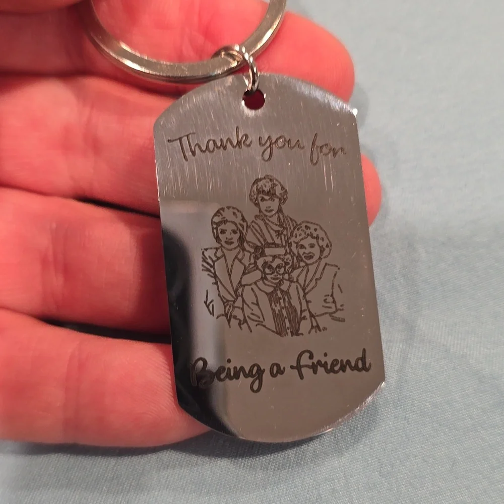 ❤️10/$13 New golden girls keychain Friendship Keychain